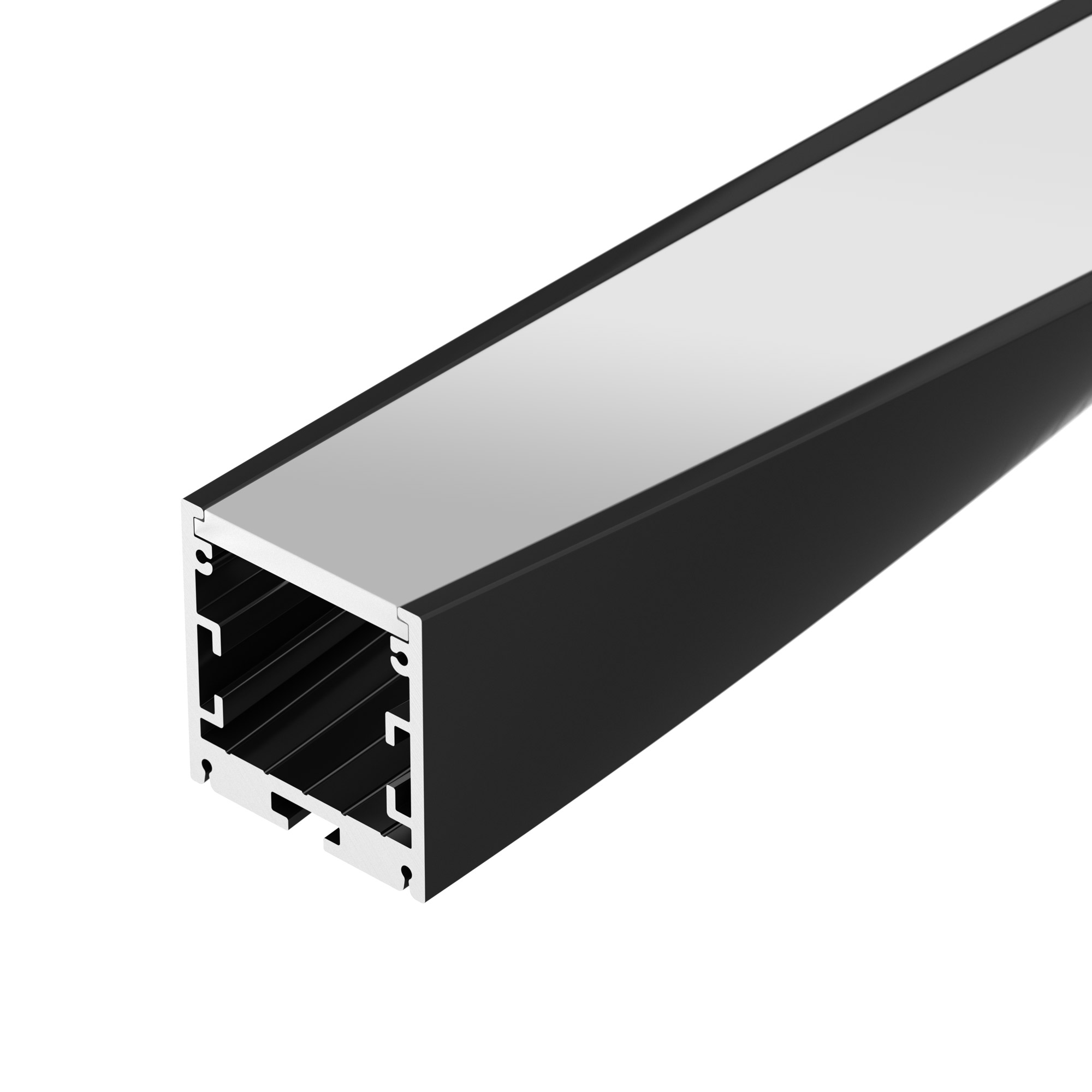 Профиль SL-ARC-3535-TWIST90R-400 BLACK