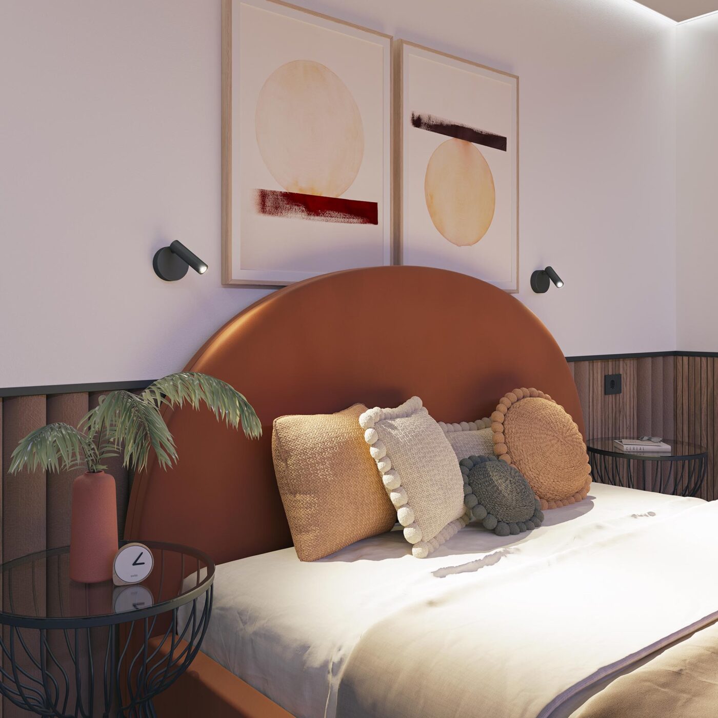 Светильник SP-BED-NB-R90-3W Warm3000