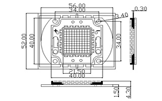 Мощный светодиод ARPL-30W-EPA-5060-PW