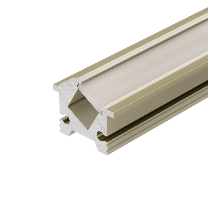 Профиль SL-BEVEL-H12-F13-2000 ANOD OLIVE GREY