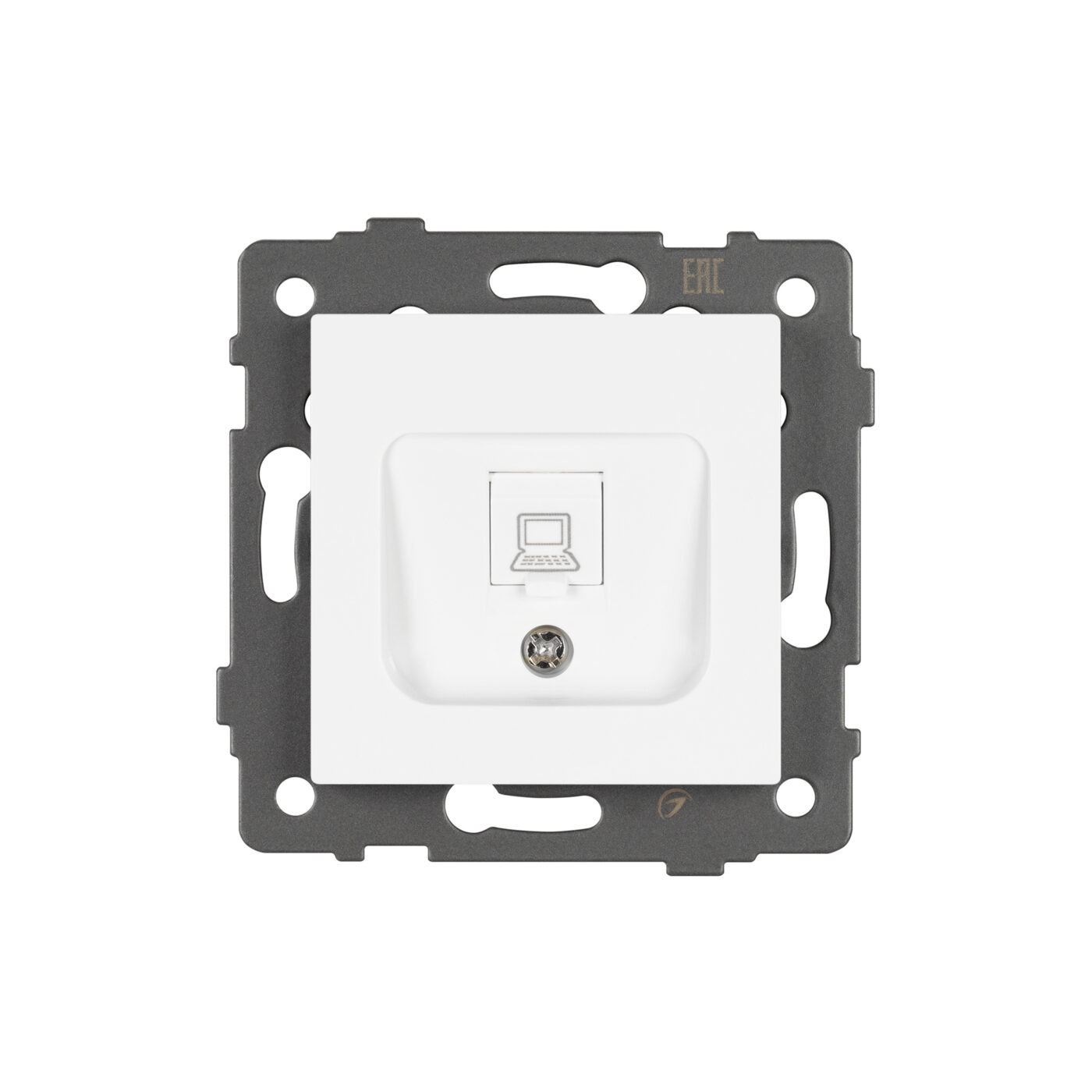 Механизм компьютерной розетки SCT-MPC1-PL-WH-V