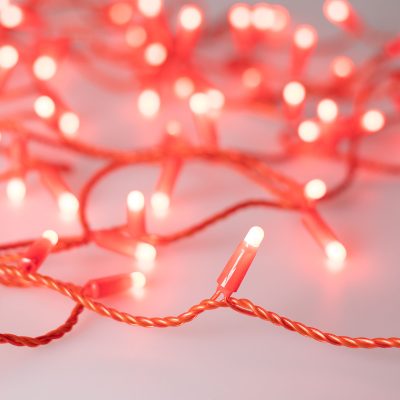 Светодиодная гирлянда ARD-STRING-CLASSIC-10000-RED-100LED-MILK-STD Red
