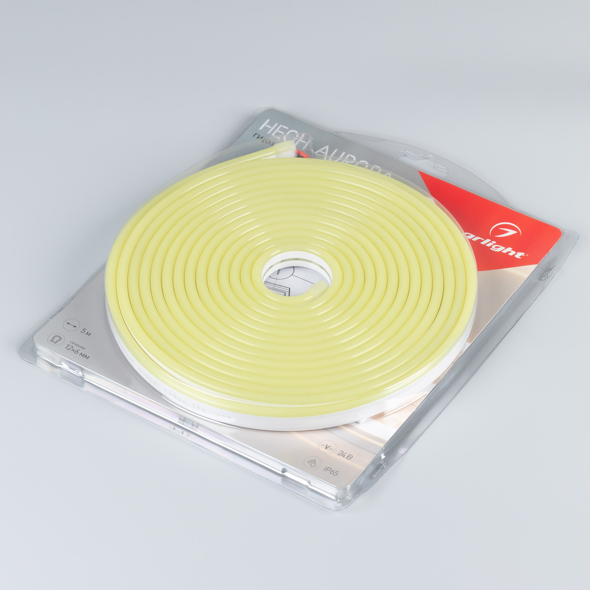 Лента герметичная AURORA-PS-A120-12x6mm 24V Lemon