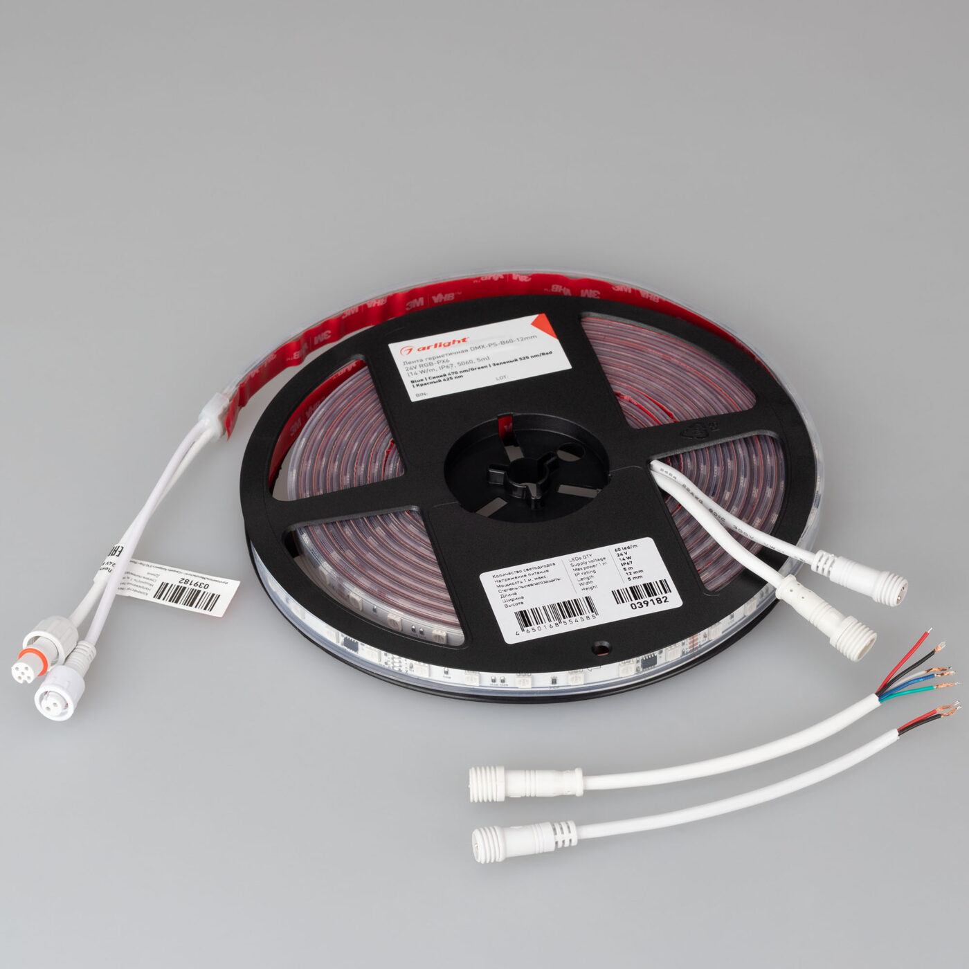 Лента герметичная DMX-PS-B60-12mm 24V RGB-PX6