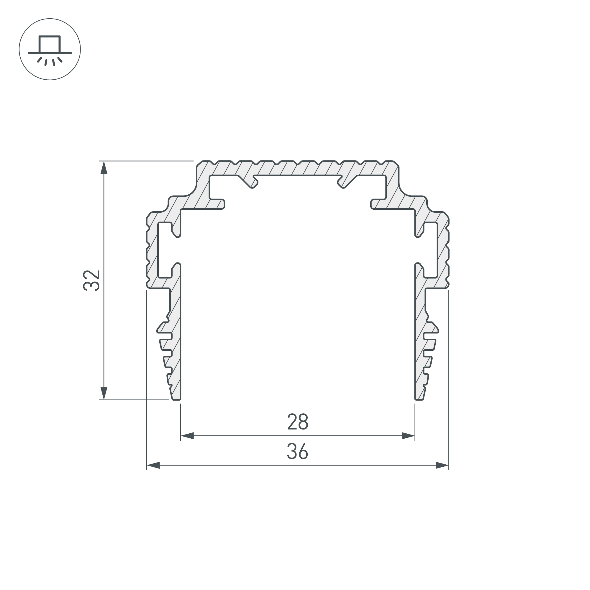 Профиль-держатель TEK-PLS-ZM-TK-2000