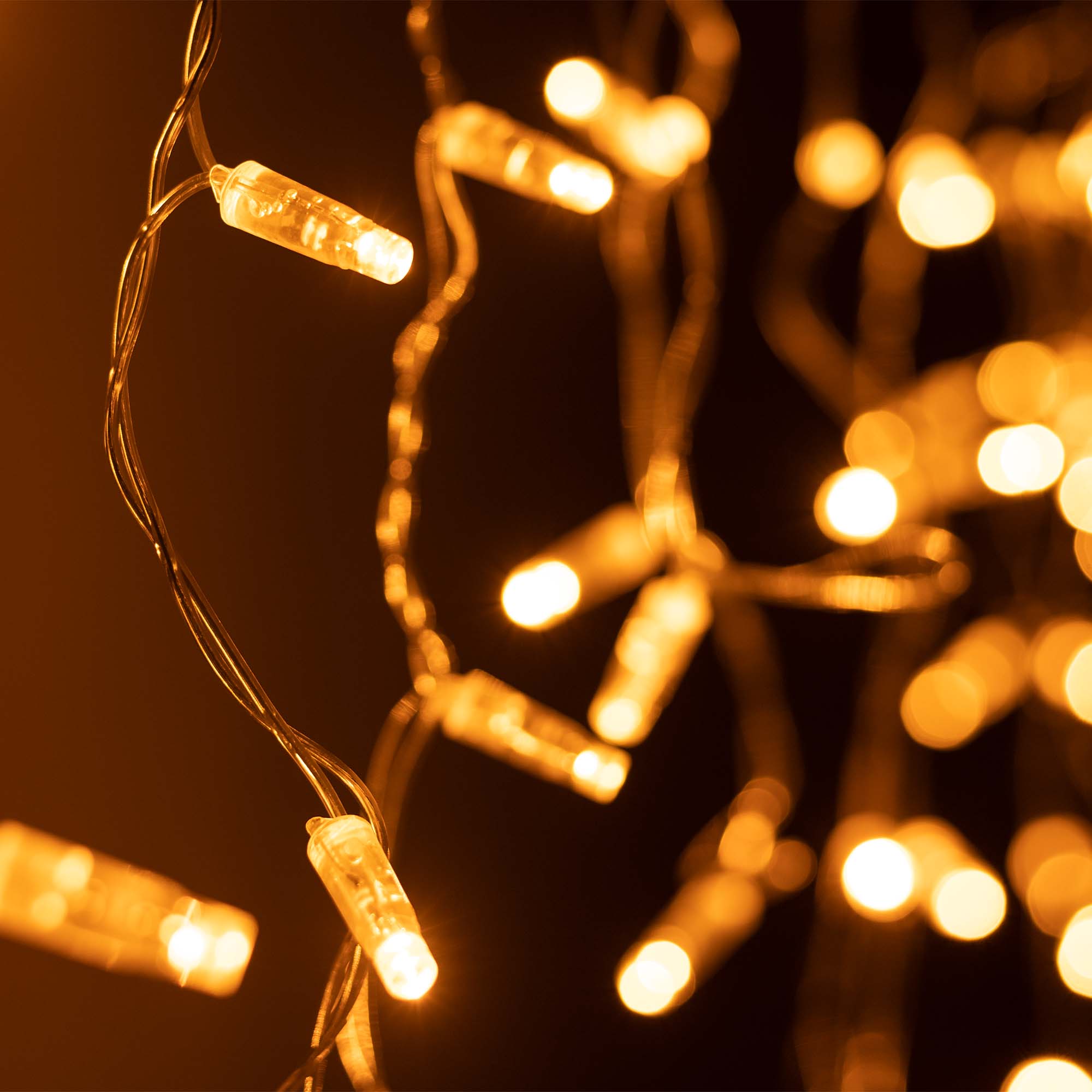 Светодиодная гирлянда ARD-EDGE-CLASSIC-2400x600-CLEAR-88LED-STD Yellow