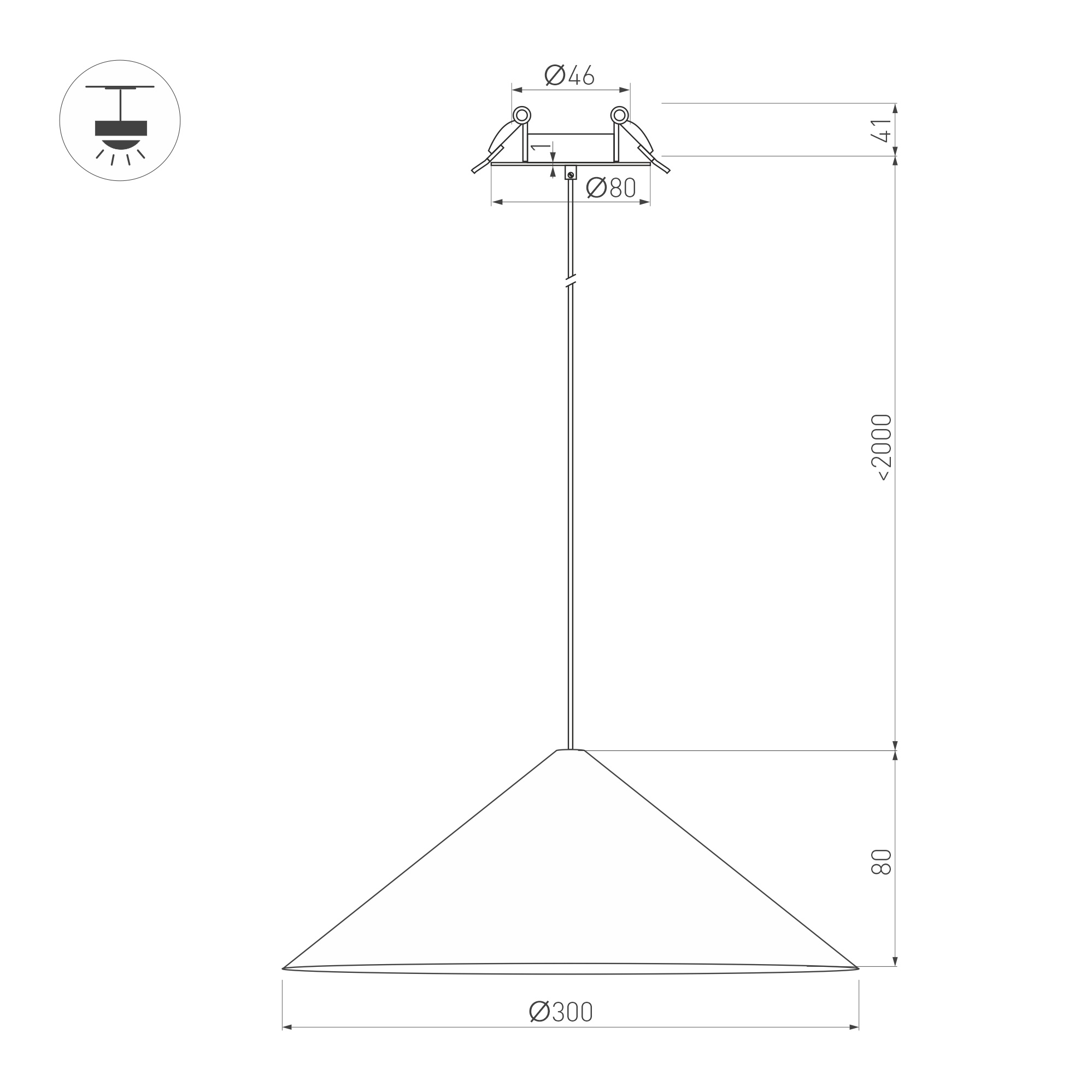 Светильник SP-MAKOTO-R300-10W Warm3000