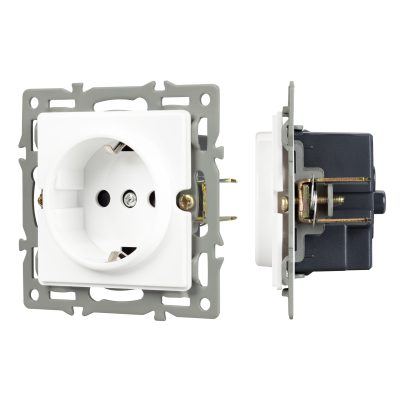 Механизм электрической розетки SCT-GP-MEU-PL-WH