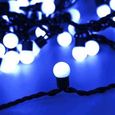 Светодиодная гирлянда ARD-BALL-CLASSIC-D17.5-10000-BLACK-100LED BLUE