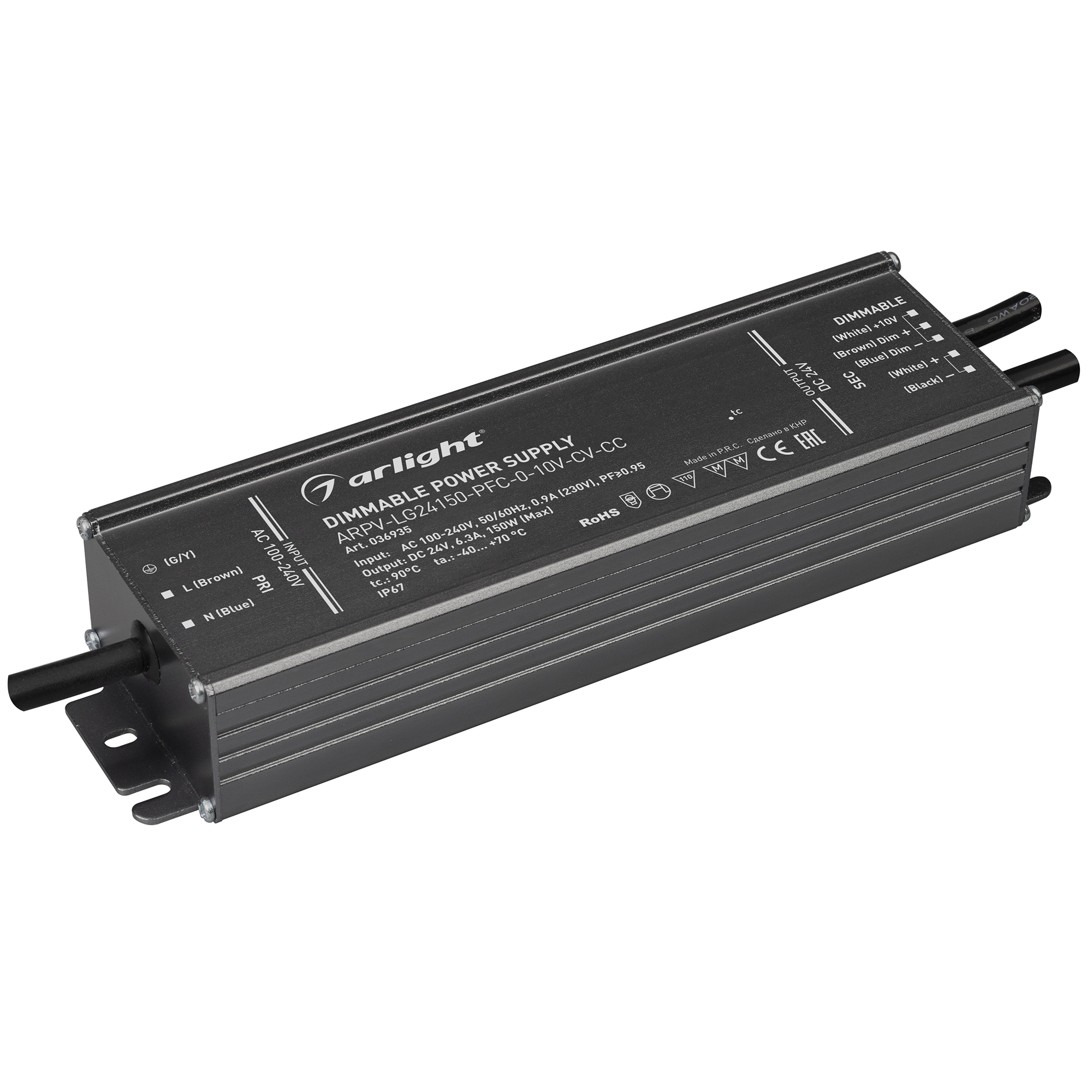 Блок питания ARPV-LG24150-PFC-0-10V-CV-CC