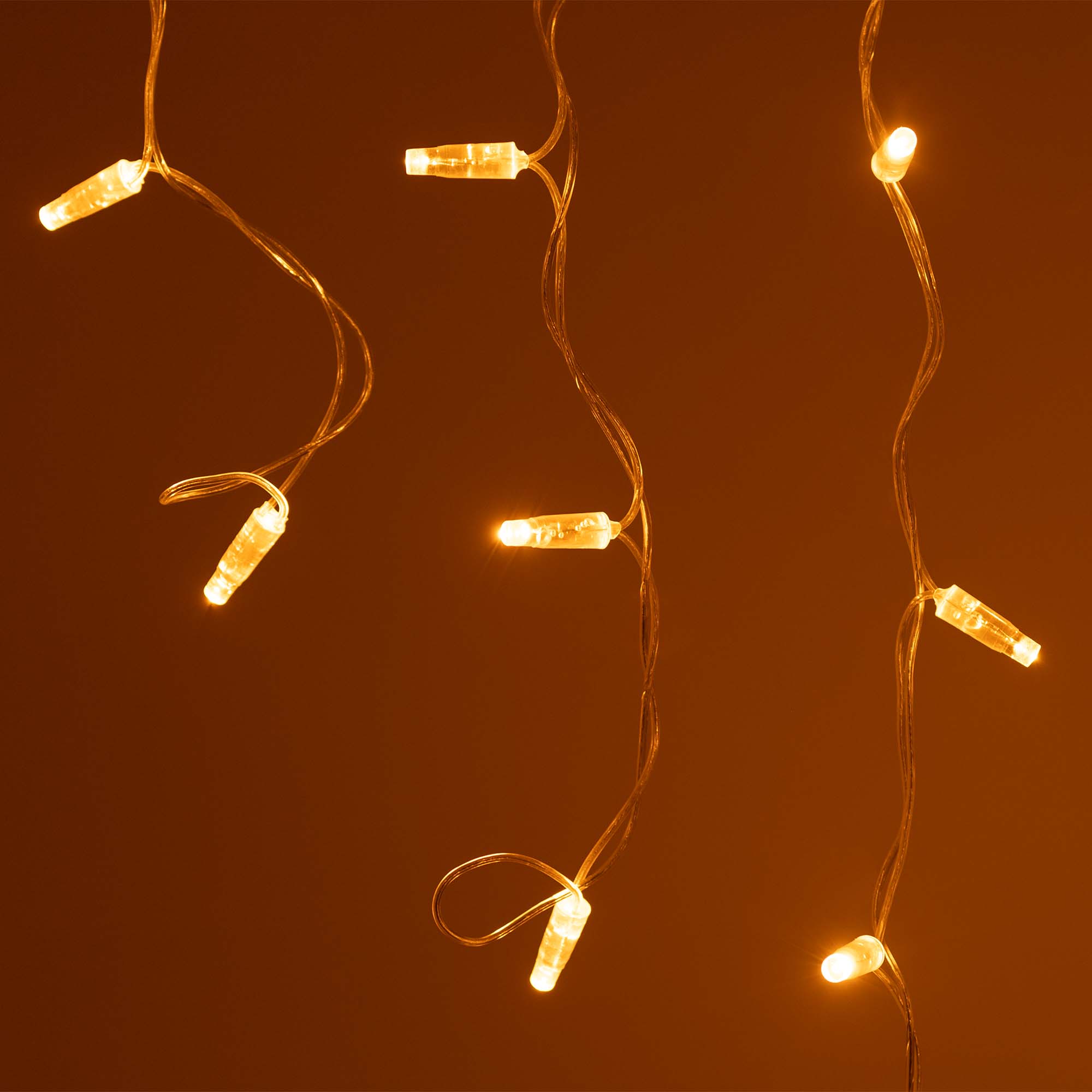 Светодиодная гирлянда ARD-EDGE-CLASSIC-2400x600-CLEAR-88LED-STD Yellow