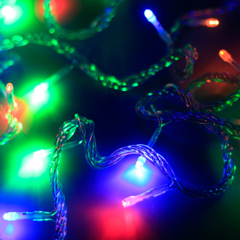 Светодиодная гирлянда ARD-STRING-HOME-5000-CLEAR-50LED-LIVE RGB
