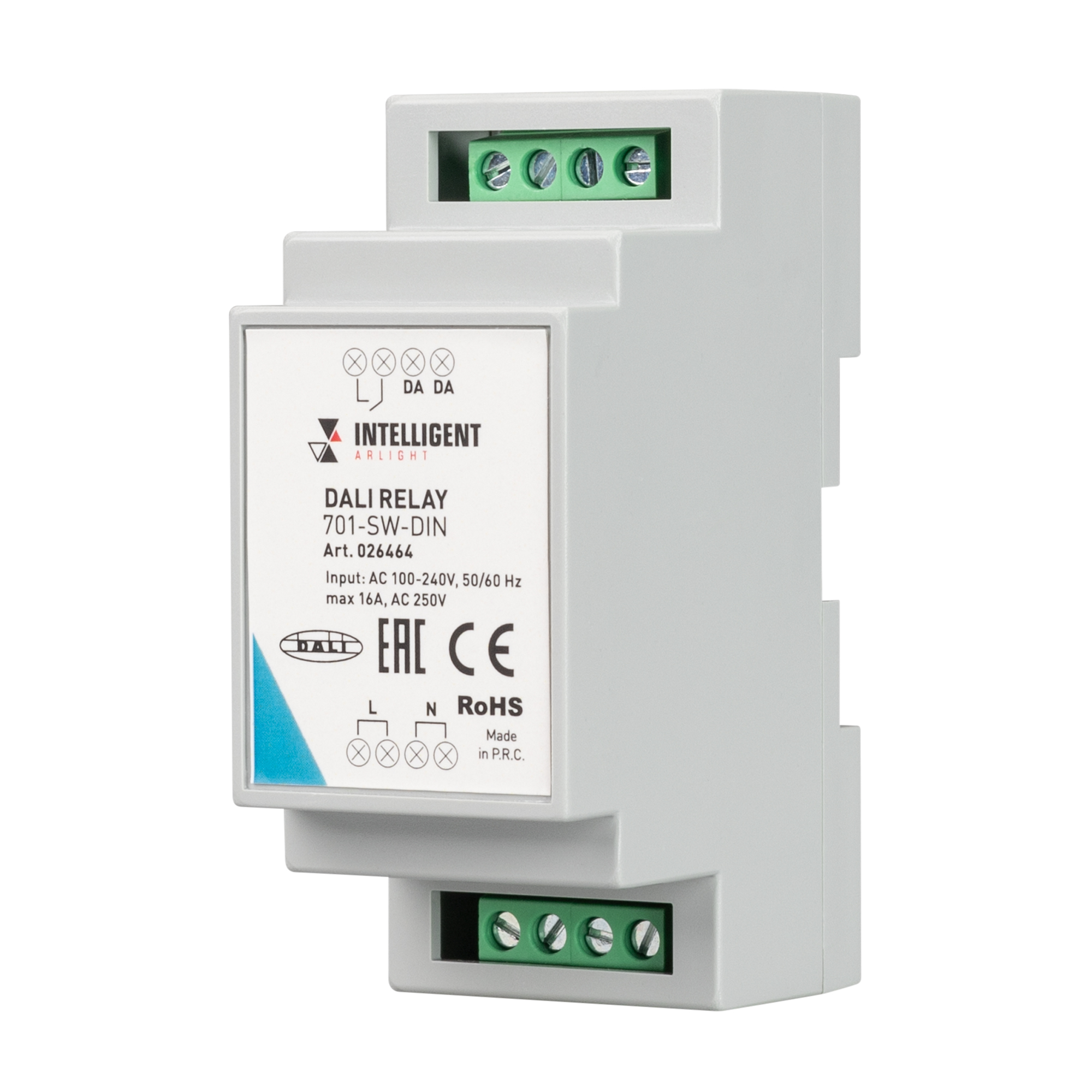 INTELLIGENT ARLIGHT Релейный модуль DALI-701-SW-DIN