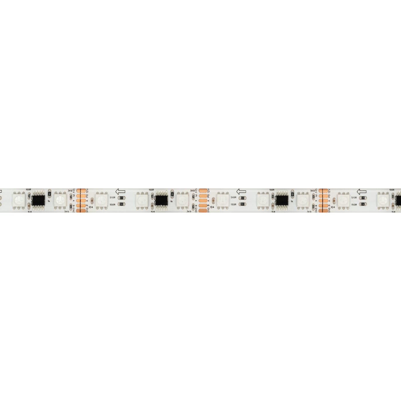 Лента герметичная DMX-SE-B60-10mm 12V RGB-PX3