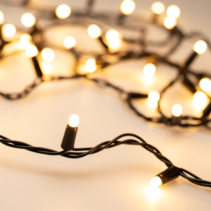 Светодиодная гирлянда ARD-STRING-CLASSIC-1000-BLACK-100LED-MILK PULSE Warm