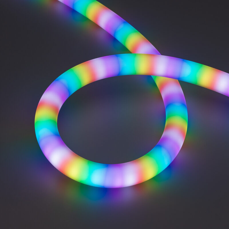 Лента герметичная SPI MOONLIGHT-BLACK-SIDE-G180-D25mm 12V RGB-PX2