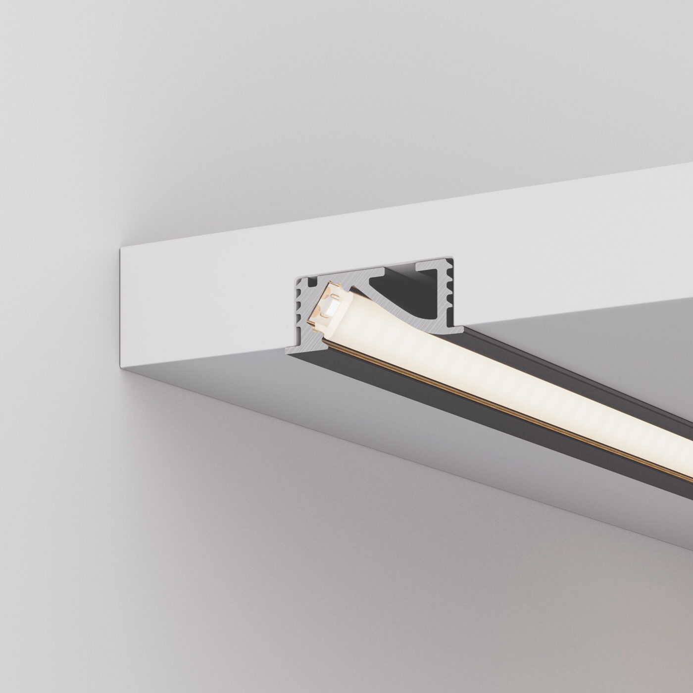 Профиль SL-BEVEL-W21-F-2000 ANOD BLACK