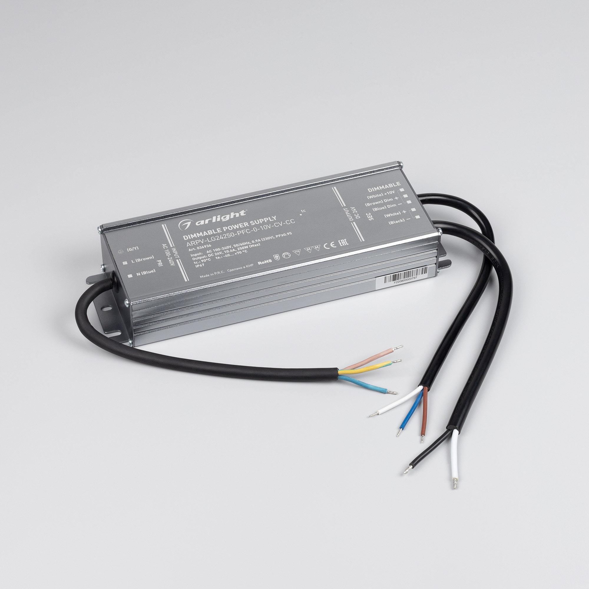 Блок питания ARPV-LG24250-PFC-0-10V-CV-CC