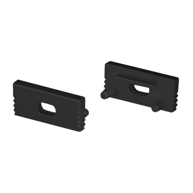 Заглушка SL-SLIM-H7 BLACK с отверстием