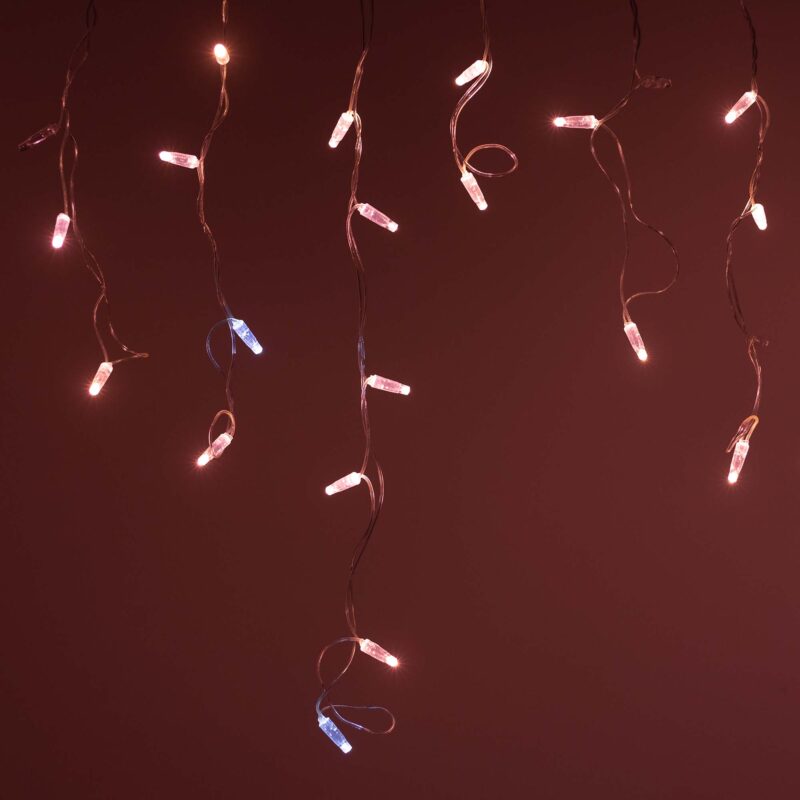 Светодиодная гирлянда ARD-EDGE-CLASSIC-2400x600-CLEAR-88LED-FLASH Rose Gold