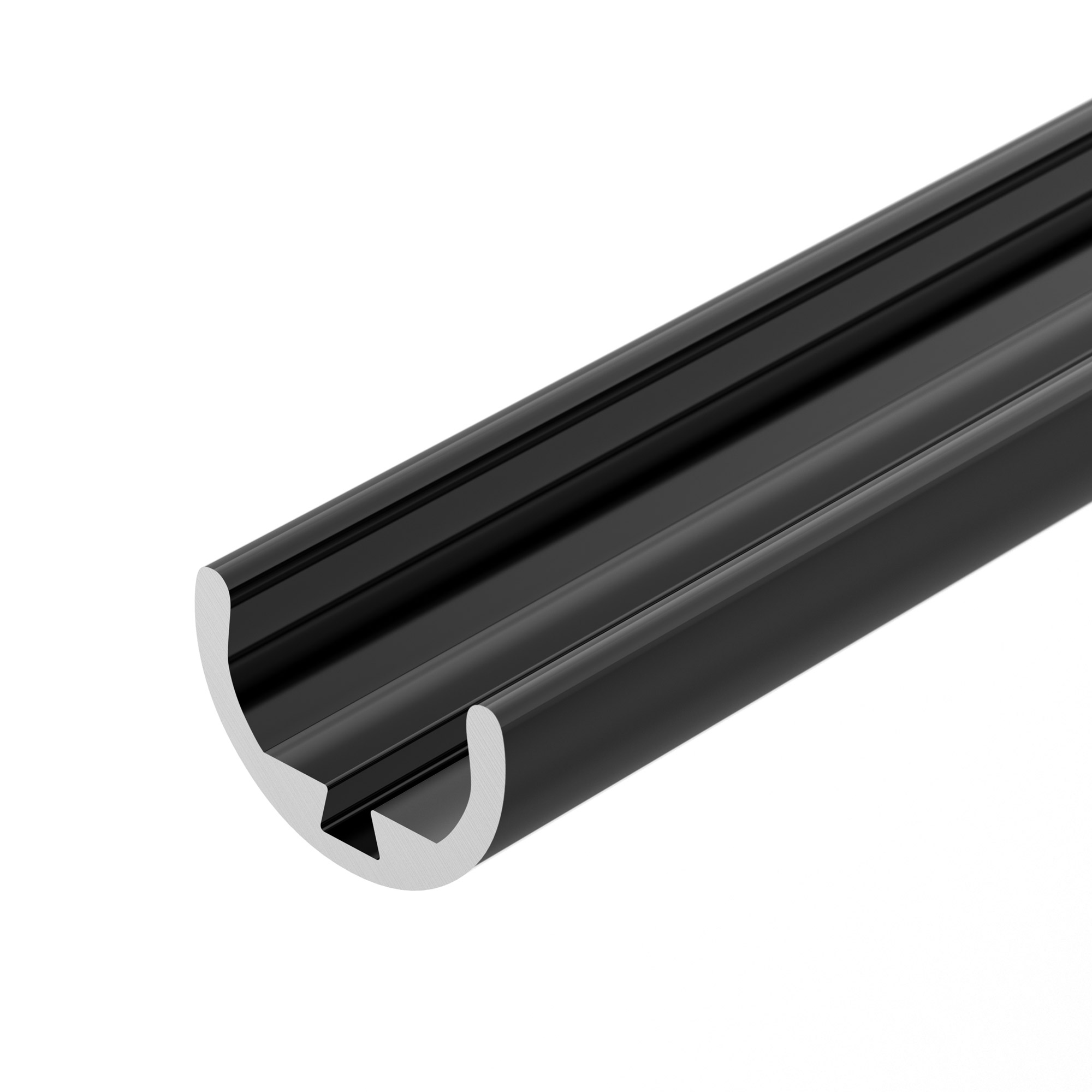 Профиль ROUND-D10.5-2000 ANOD BLACK