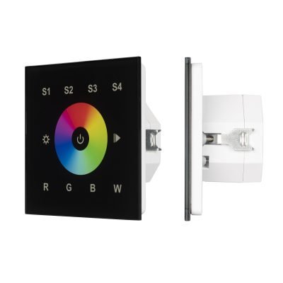 INTELLIGENT ARLIGHT Сенсорная панель DALI-901-11-1G-4SC-RGBW-DT8-IN Black