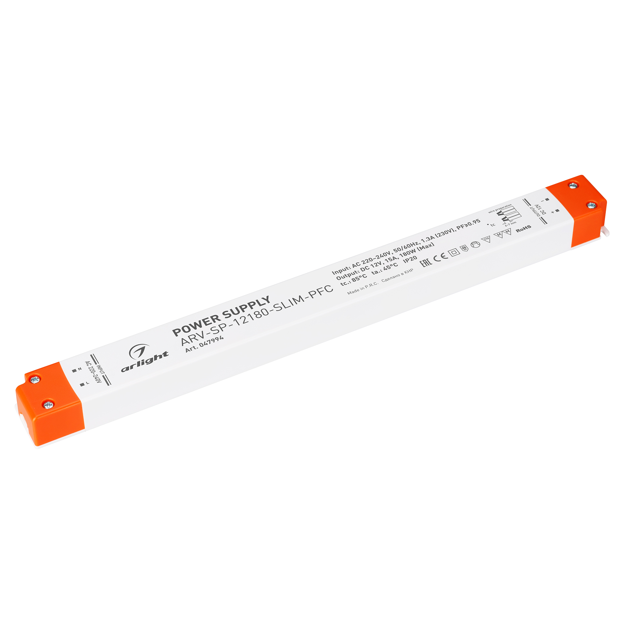 Блок питания ARV-SP-12180-SLIM-PFC