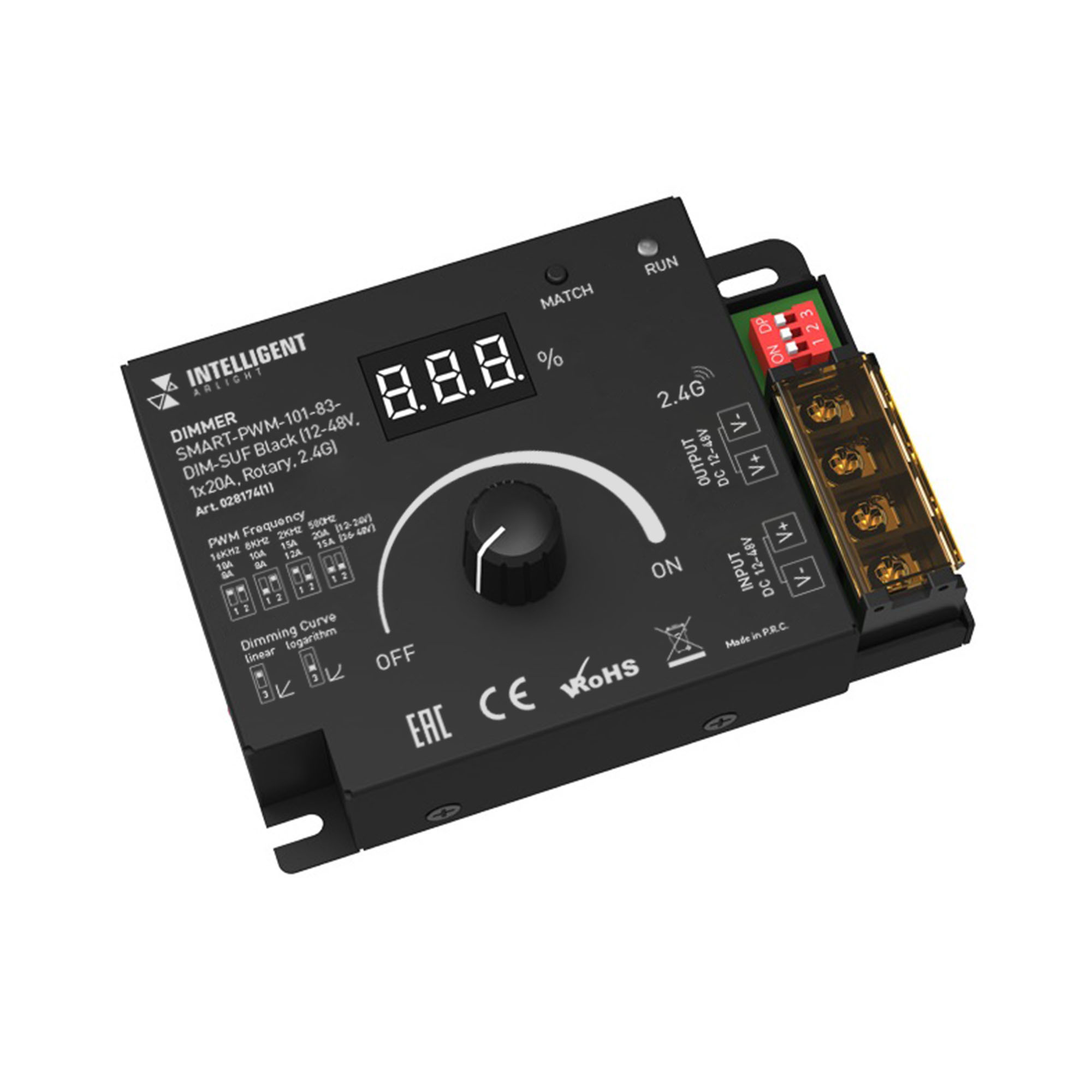 INTELLIGENT ARLIGHT Диммер SMART-PWM-101-83-DIM-SUF Black