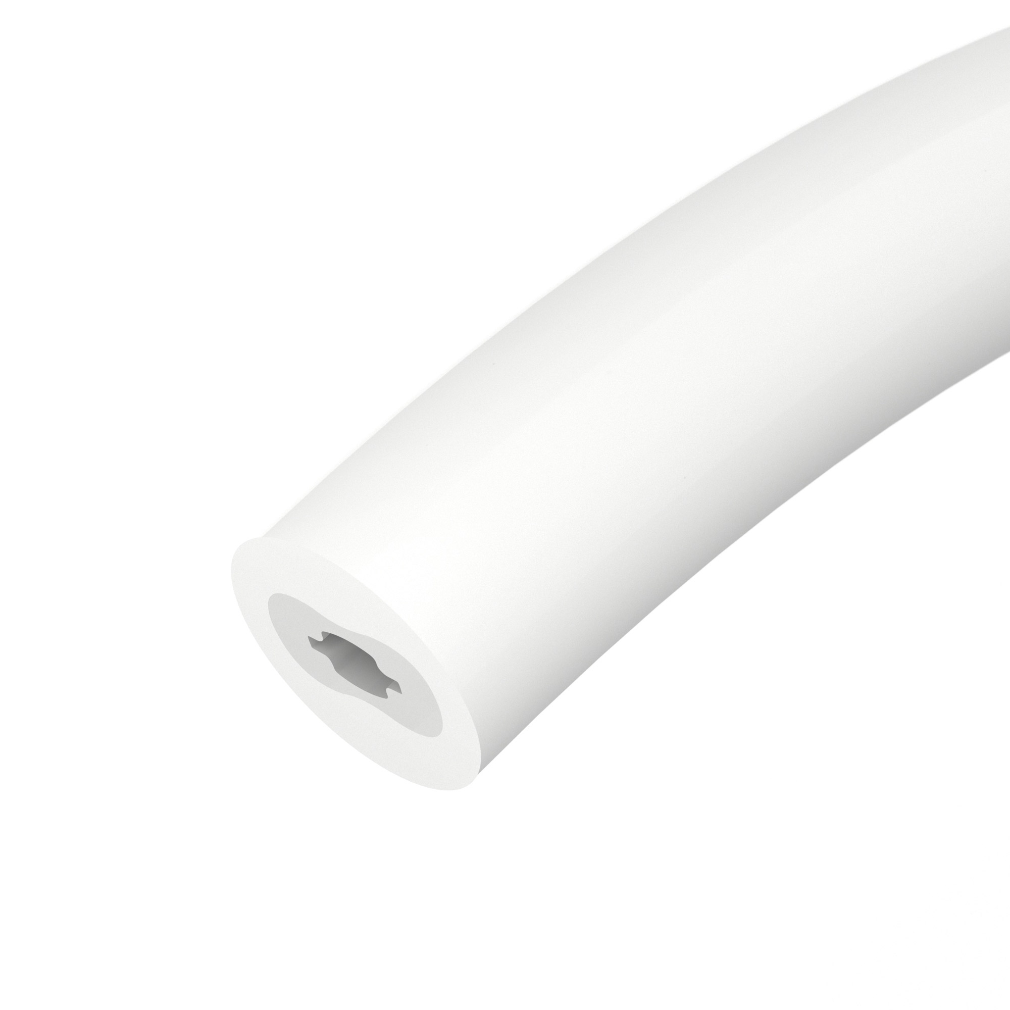 Силиконовый профиль WPH-FLEX-D22-360deg-S8-5m WHITE