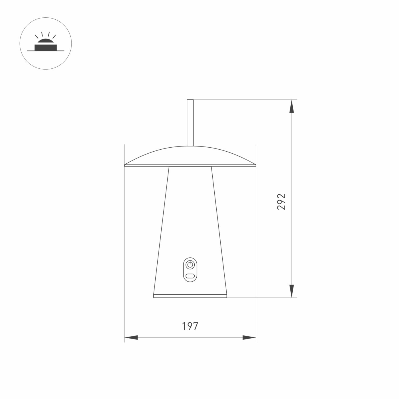 Светильник SP-PATIO-TAB-2W Warm3000