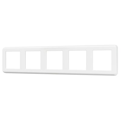 Рамка пластиковая FRM-VERSA-PL-5-WH