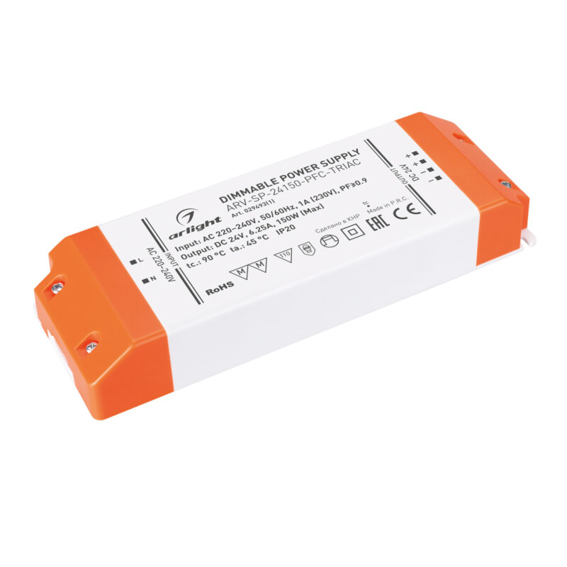 Блок питания ARV-SP-24150-PFC-TRIAC