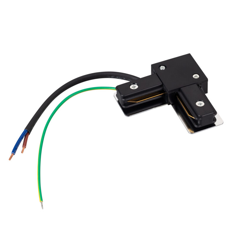 Коннектор угловой с питанием LGD-2TR-CON-L-POWER-BK