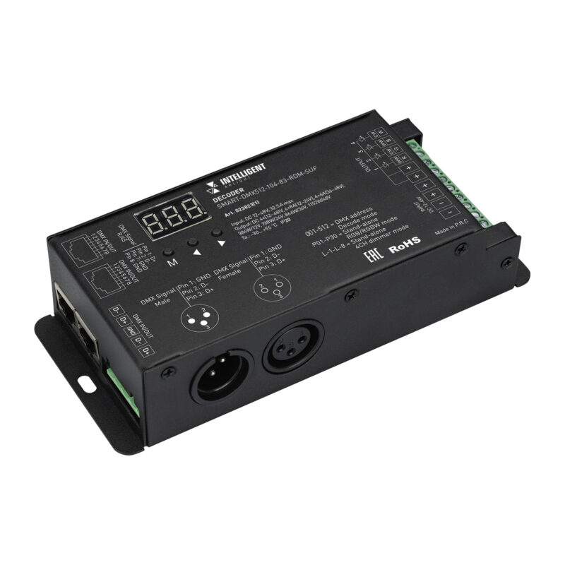 INTELLIGENT ARLIGHT Декодер SMART-DMX512-104-83-RDM-SUF