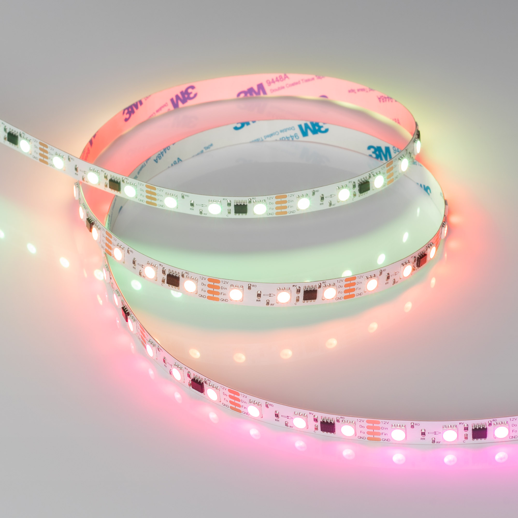 Лента SPI-B60-10mm 12V RGB-PX3-BPT