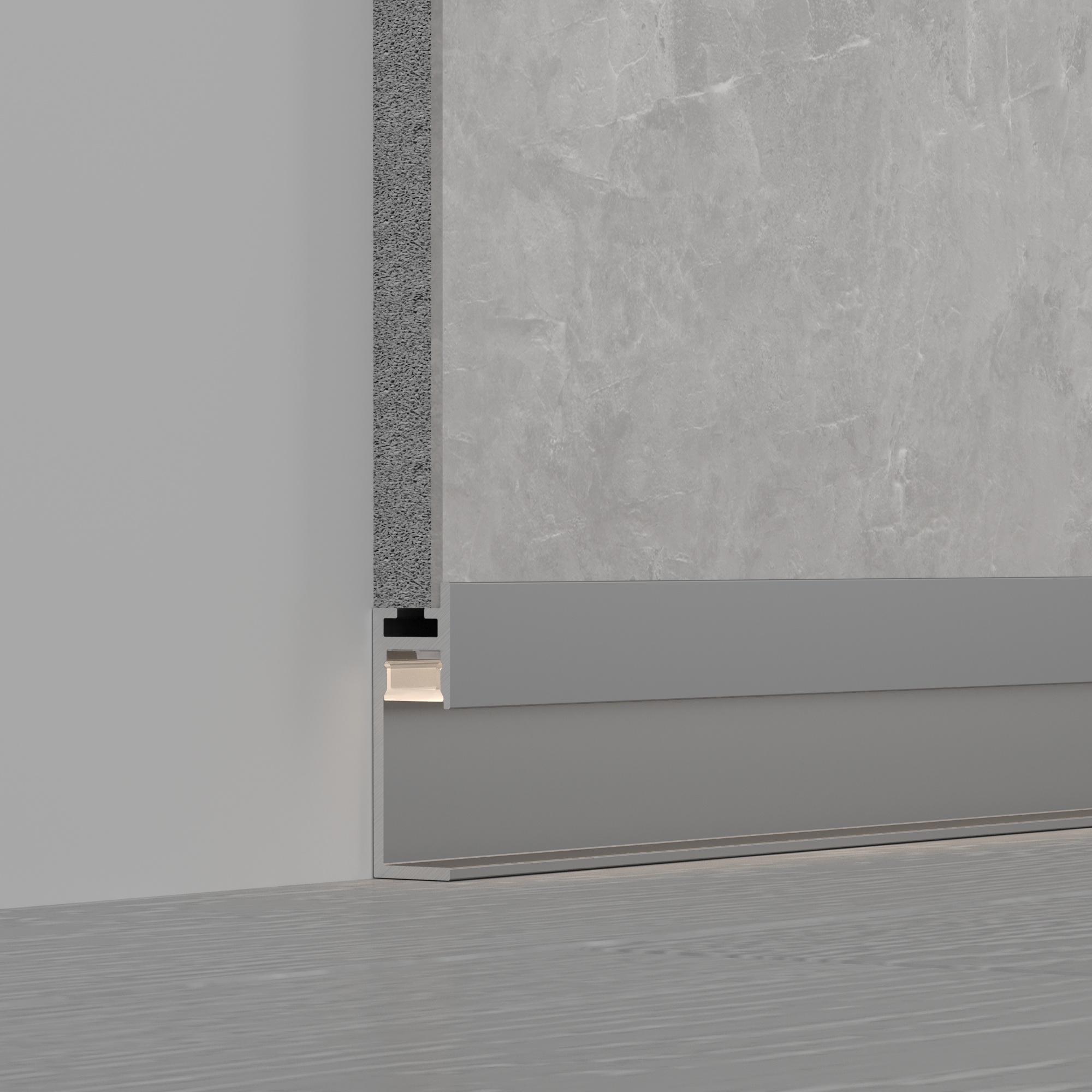 Профиль PLINTUS-H35-F-2000 ANOD