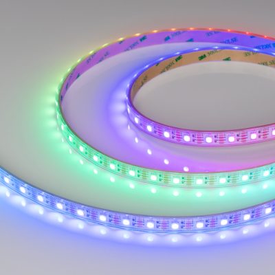 Лента герметичная SPI-P-B60-12mm 12V RGB-PX1-BPT