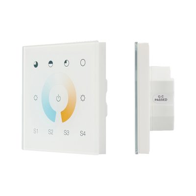 INTELLIGENT ARLIGHT Сенсорная панель DALI-901-11-1G-4SC-MIX-DT8-IN White
