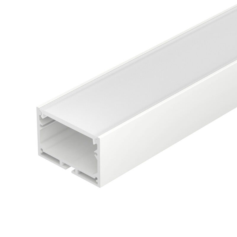 Профиль с экраном SL-LINE-4932-2500 WHITE+OPAL