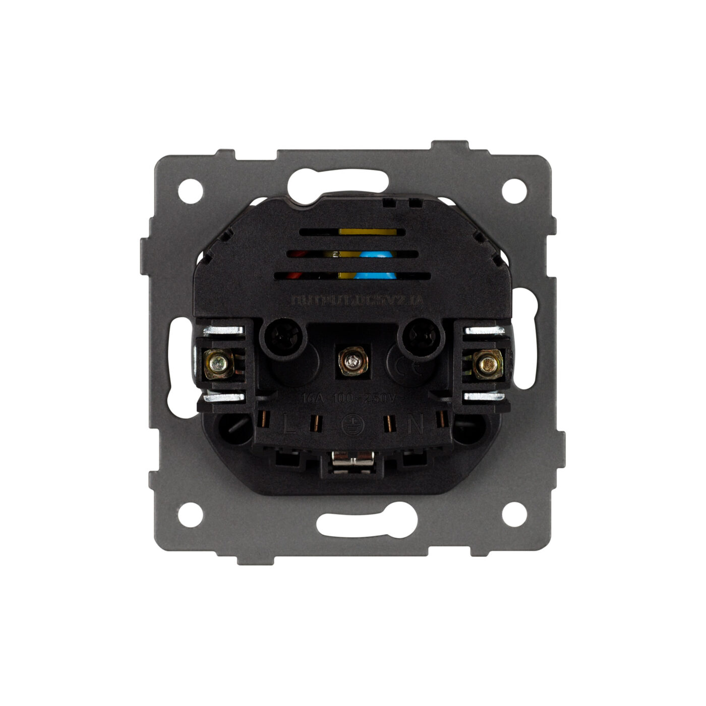 Механизм розетки с быстрой USB зарядкой SCT-MUAC-PL-WH-V