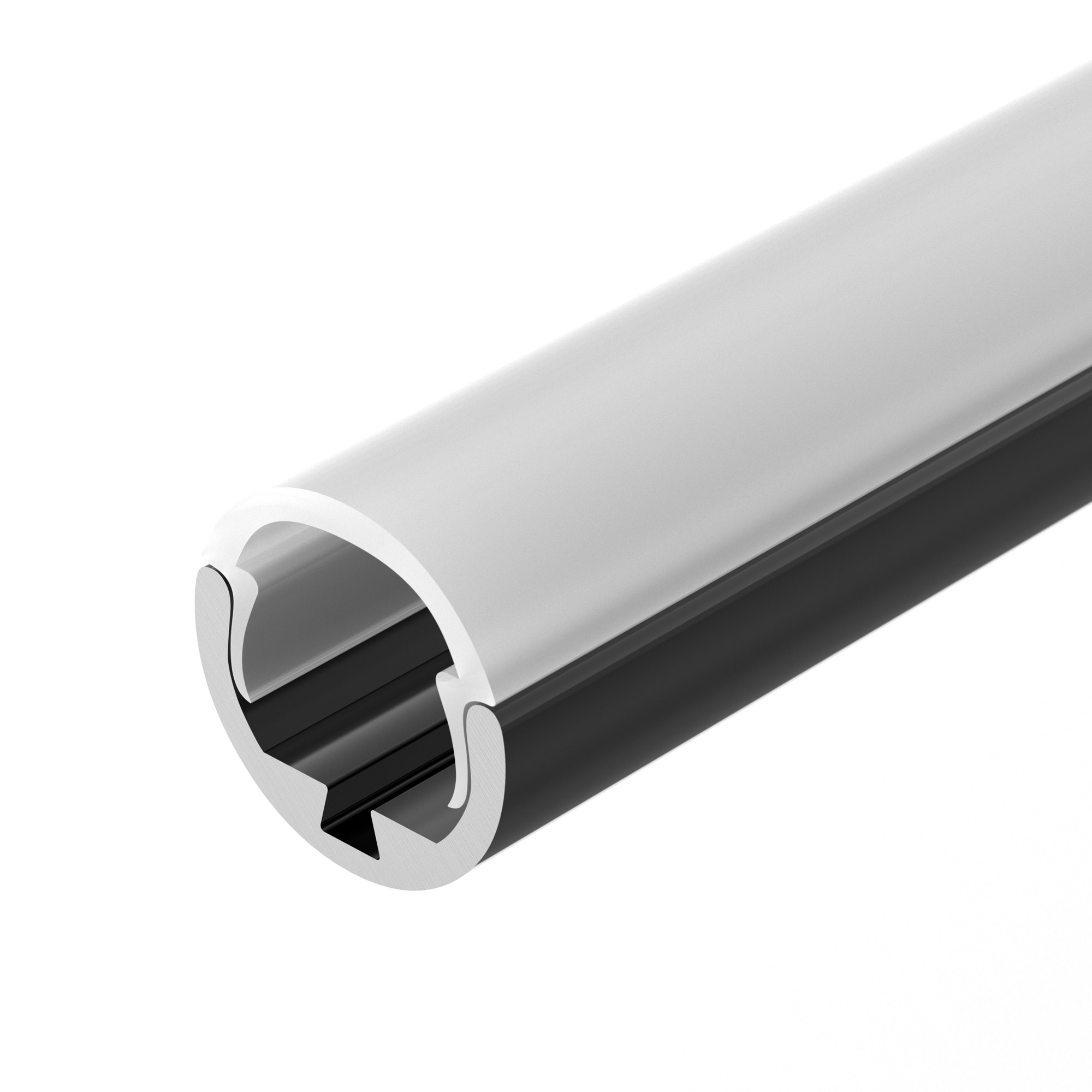 Профиль ROUND-D10.5-2000 ANOD BLACK