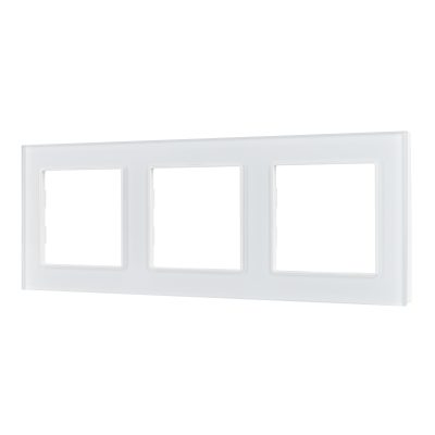 Рамка стеклянная FRM-GLARE-GS-3-WH