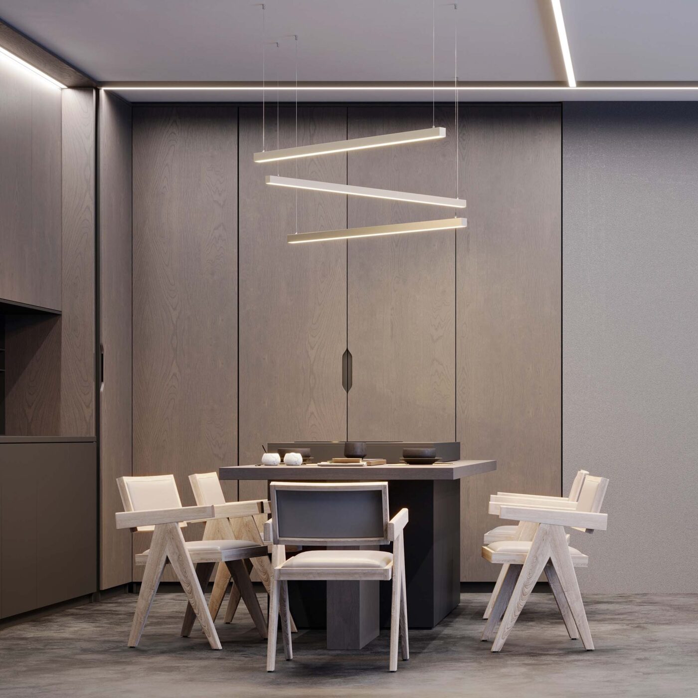 Профиль SL-LINE-5050-LW-2000 ANOD OLIVE GREY