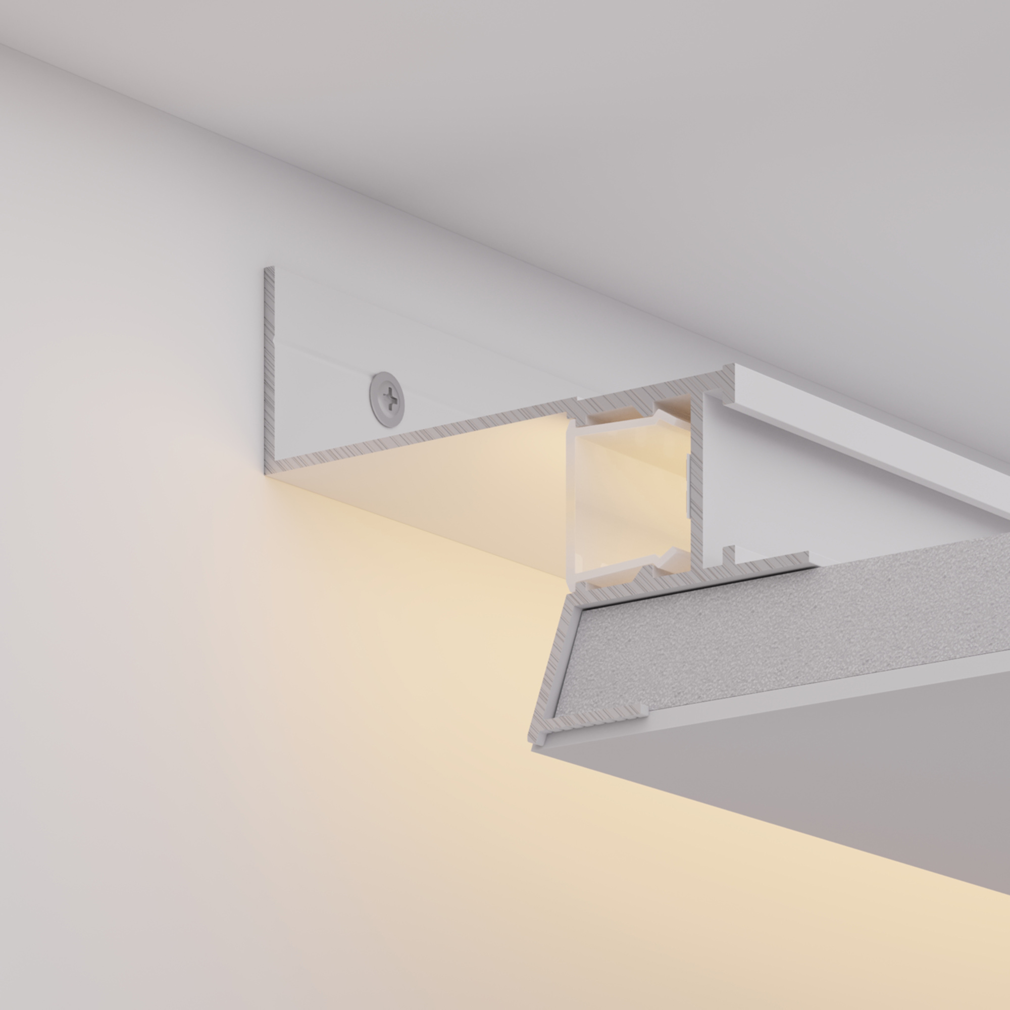 Профиль СEIL-S18-SHADOW-SIDE-3000 WHITE