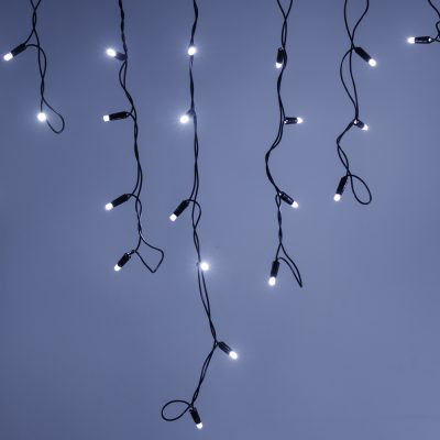 Светодиодная гирлянда ARD-EDGE-CLASSIC-2400x600-BLACK-88LED-MILK-STD White