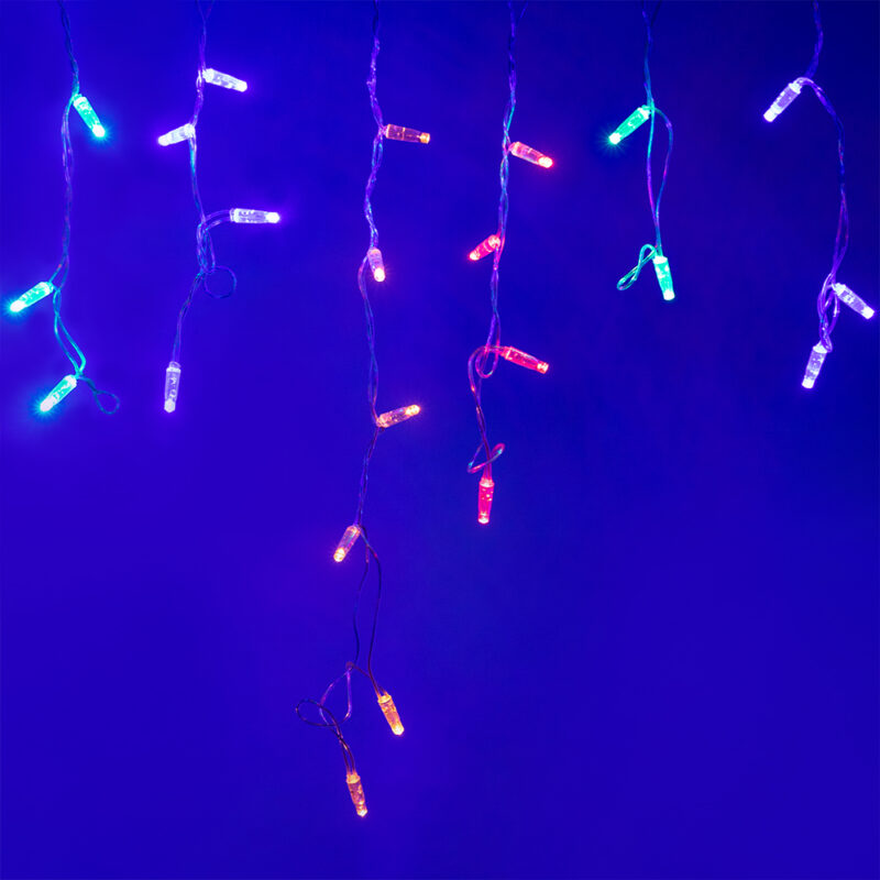 Светодиодная гирлянда ARD-EDGE-CLASSIC-2400x600-CLEAR-88LED-LIVE RGB