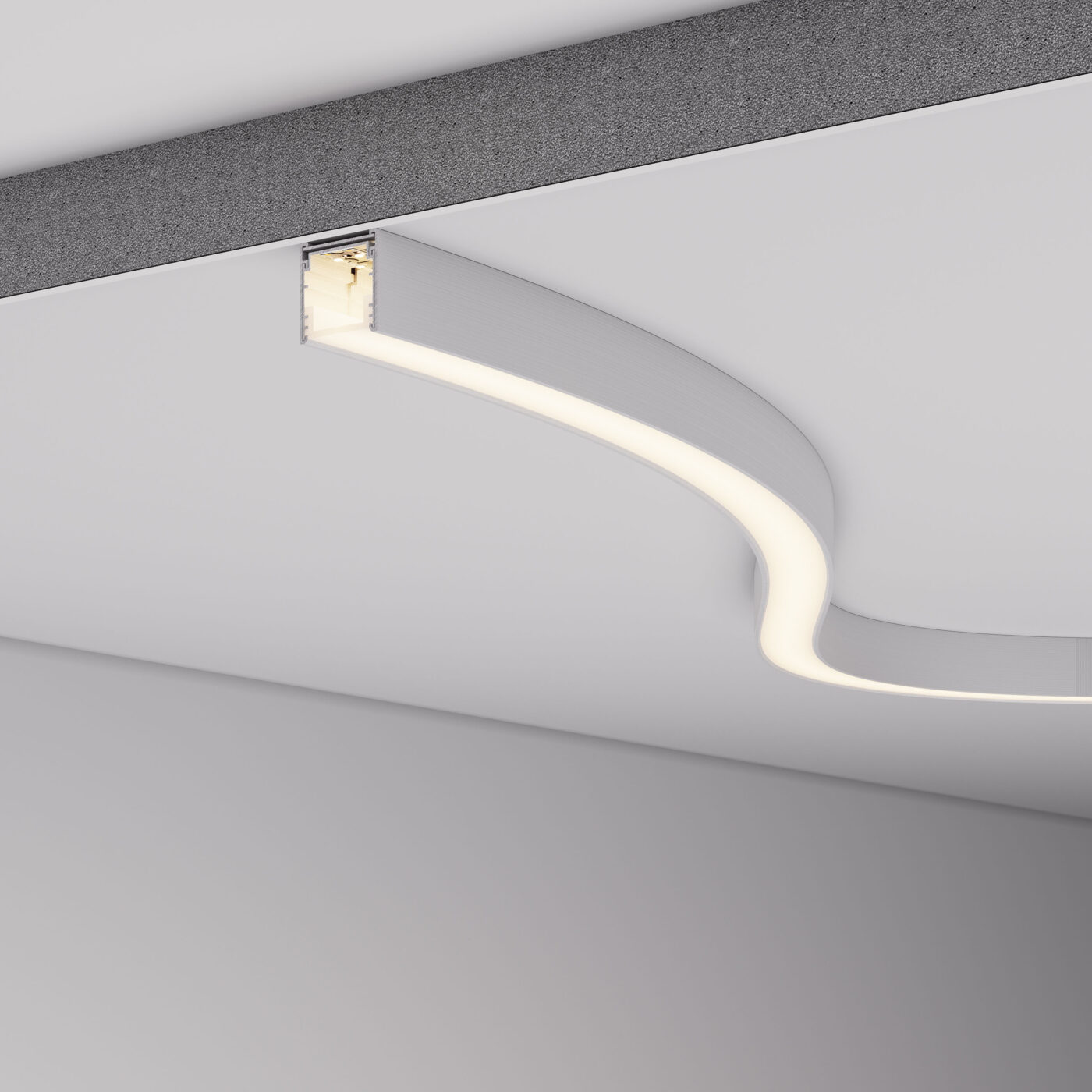 Профиль LINE-3535-BENT-SIDE-2000 ANOD