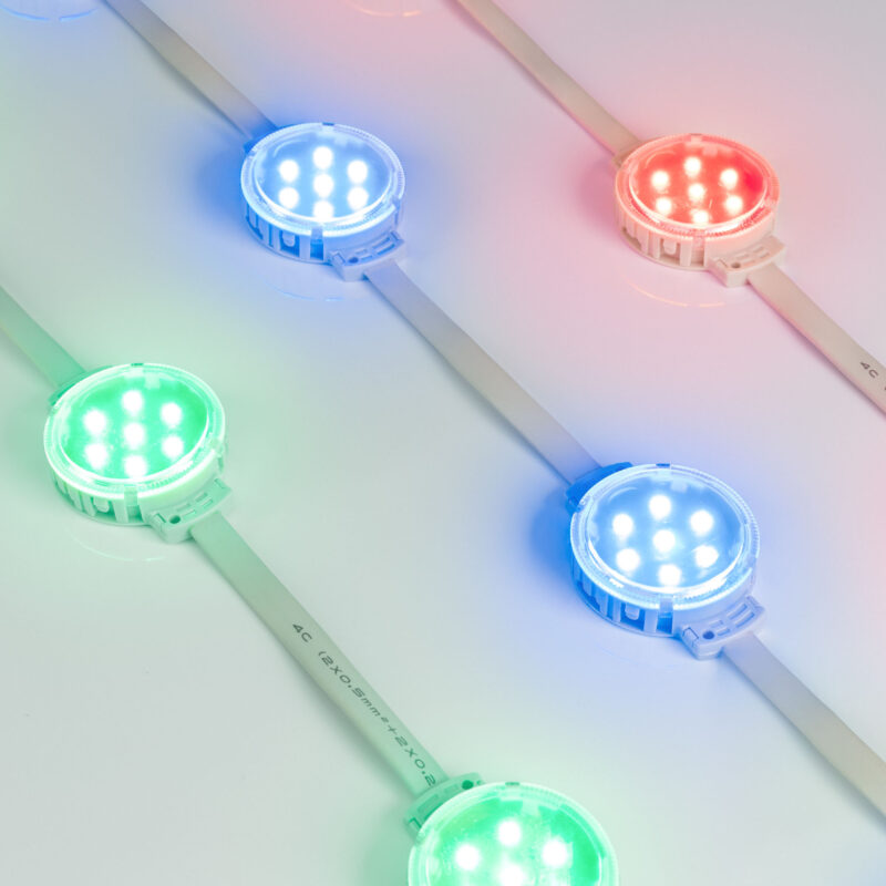 Модуль управляемый SPI-F7-D50 24V RGB-RAM-Auto