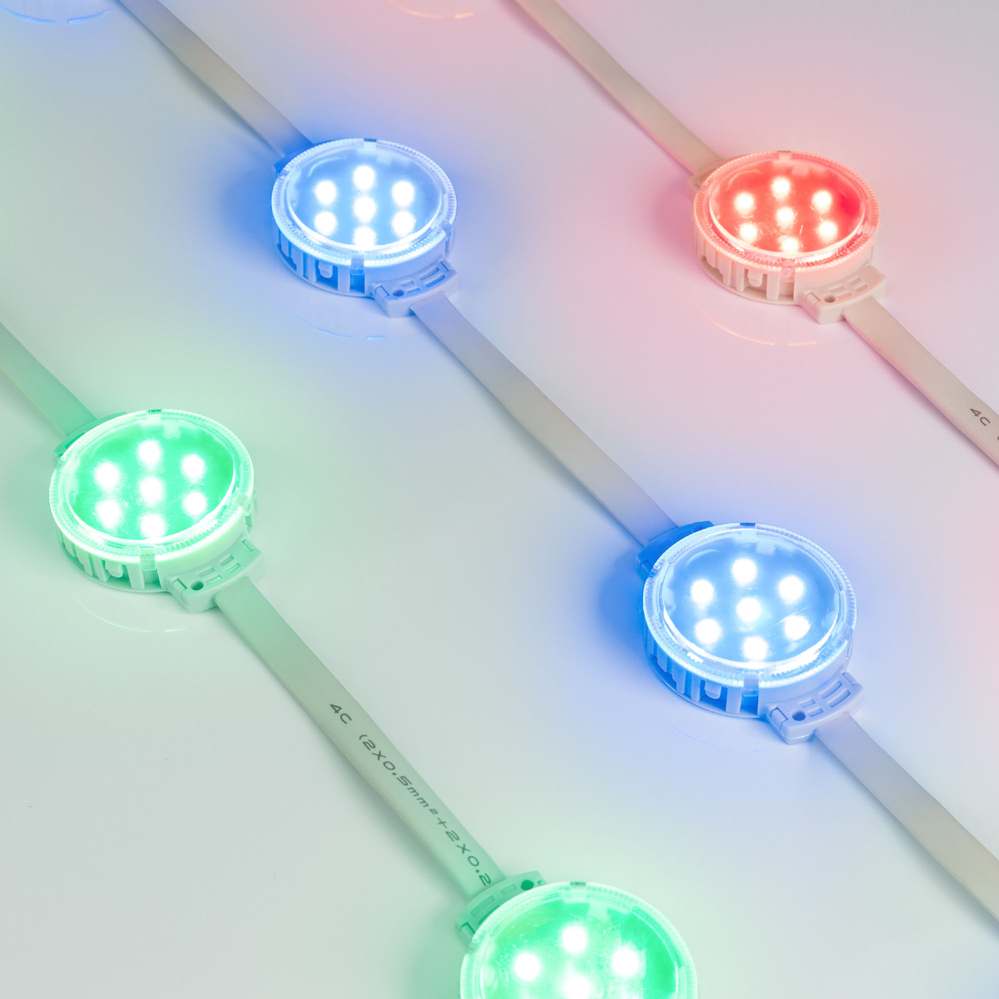 Модуль управляемый SPI-F7-D50 24V RGB-RAM-Auto