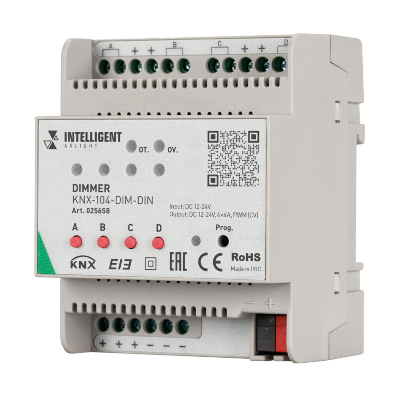 INTELLIGENT ARLIGHT Диммер KNX-104-DIM-DIN